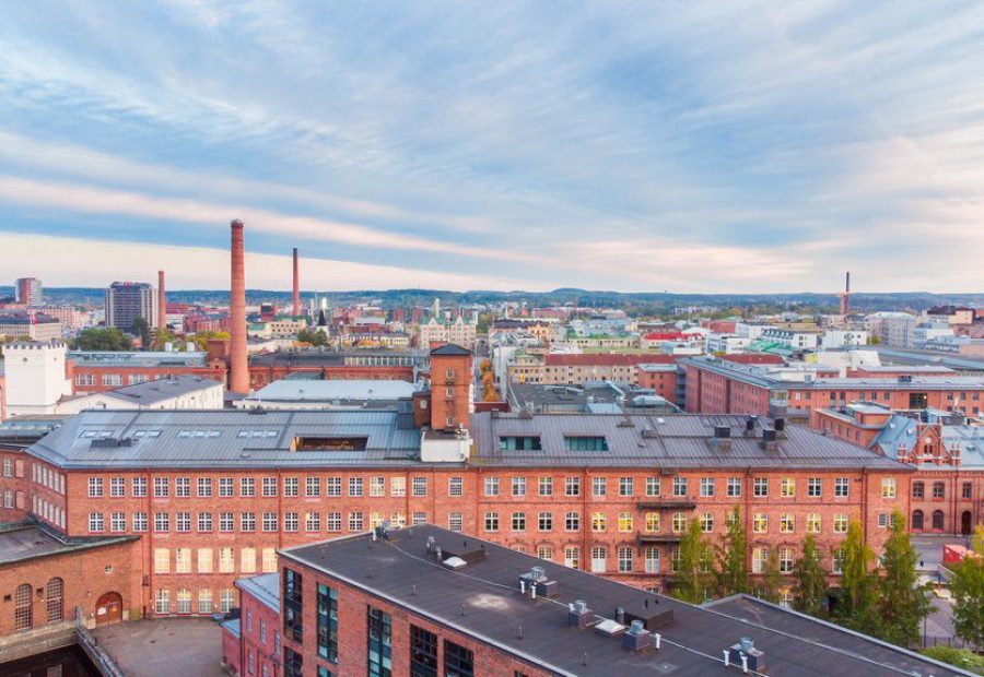 Visit Tampere Autumn 2021 City Center drone views Laura Vanzo 24